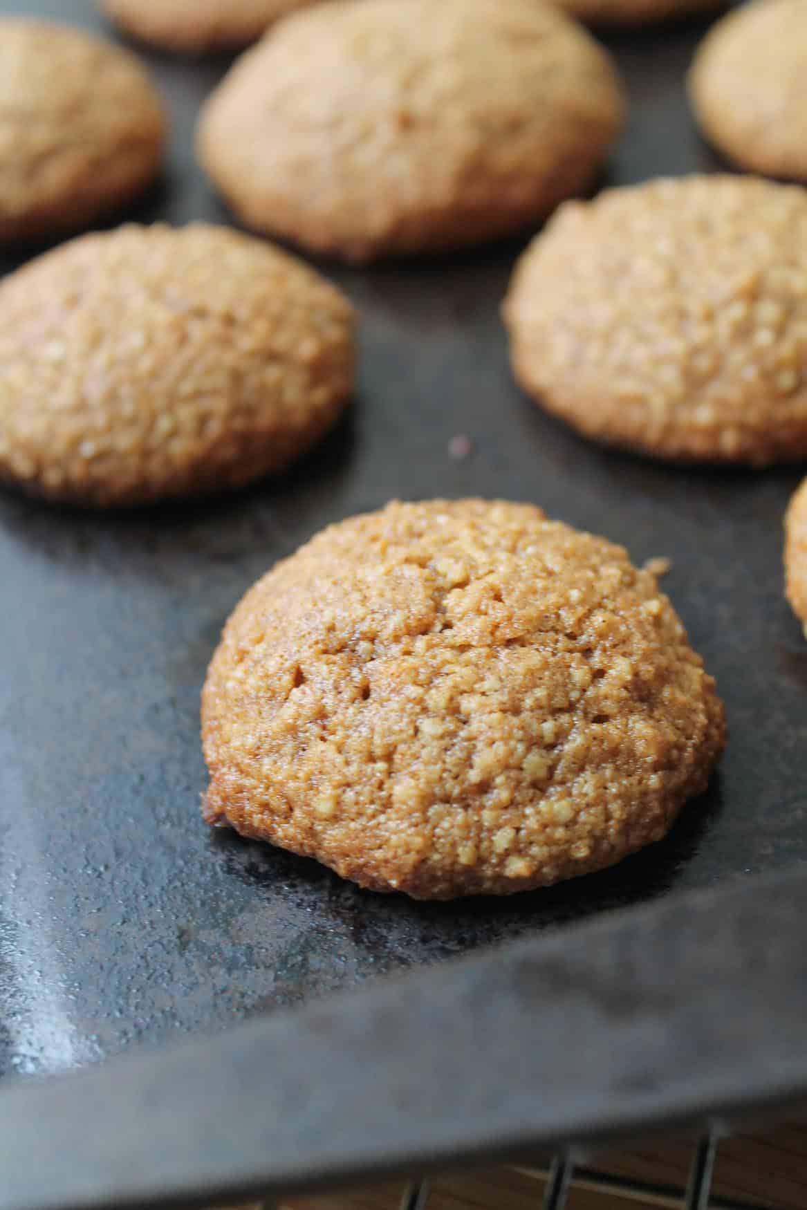 Ginger Almond Cookies - Gluten Free