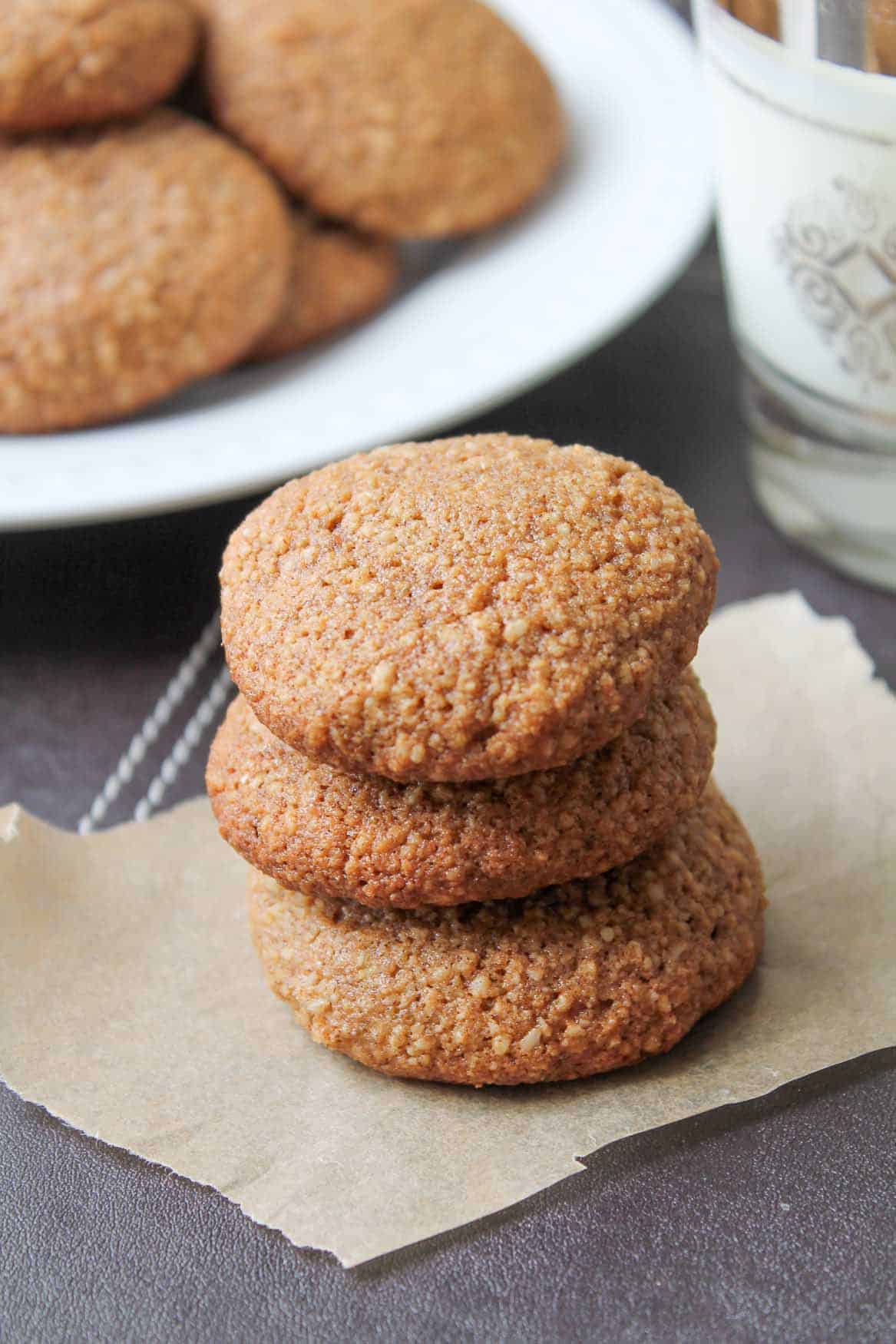 Ginger Almond Cookies - Gluten Free