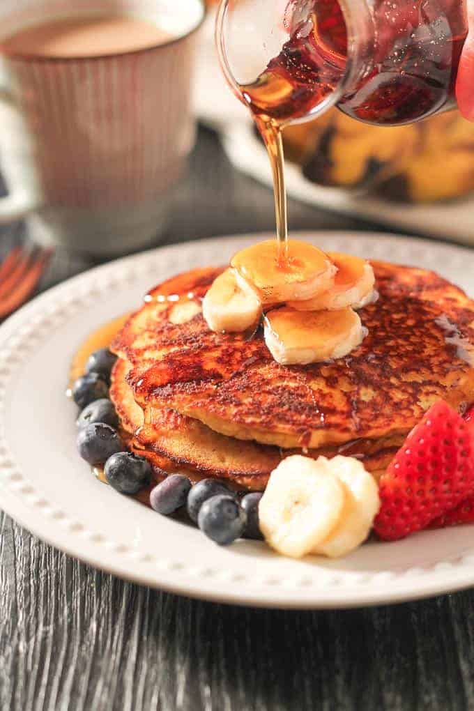 Banana Coconut Flour Pancakes – Gluten & Dairy Free