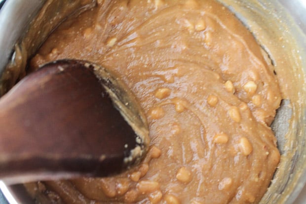peanut butter mixture for healthy treats