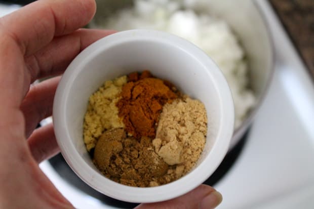 Spices in a ramekin