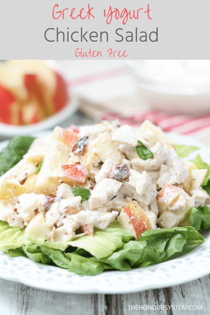 Greek Yogurt Chicken Salad - The Honour System - Gluten Free