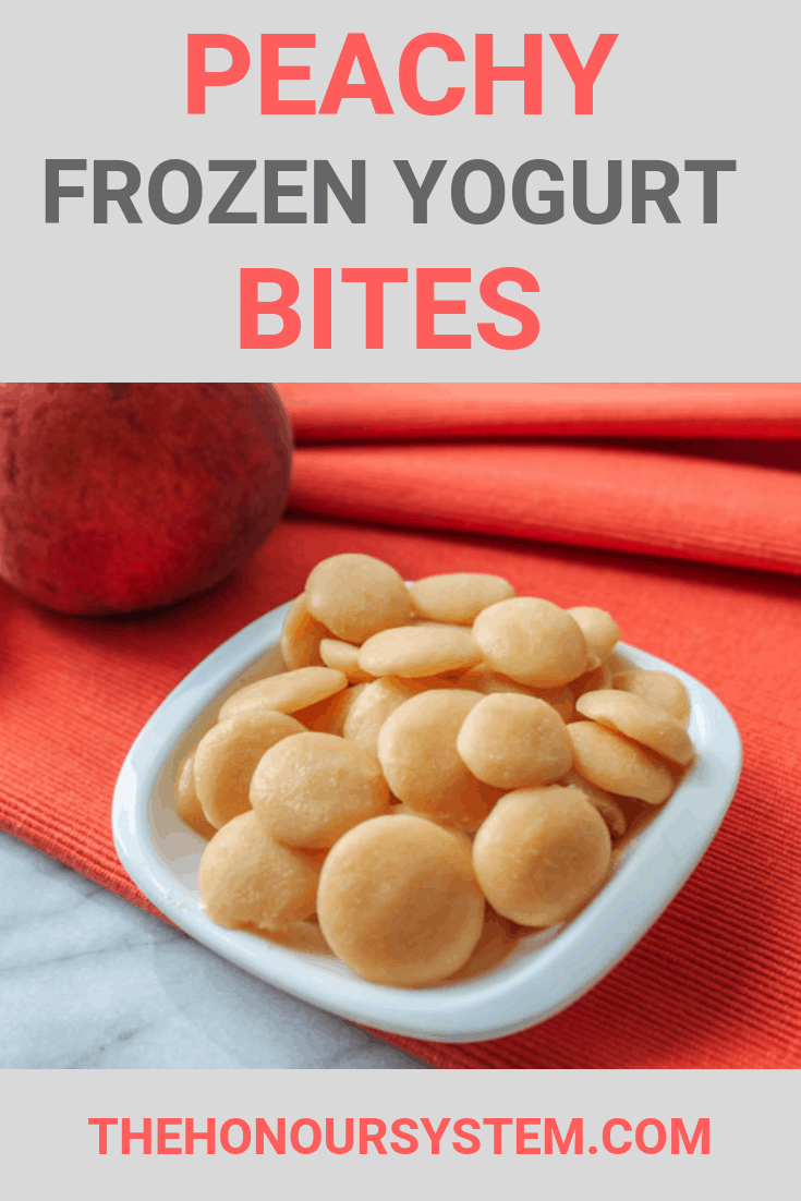 Peachy Frozen Yogurt Bites Recipe