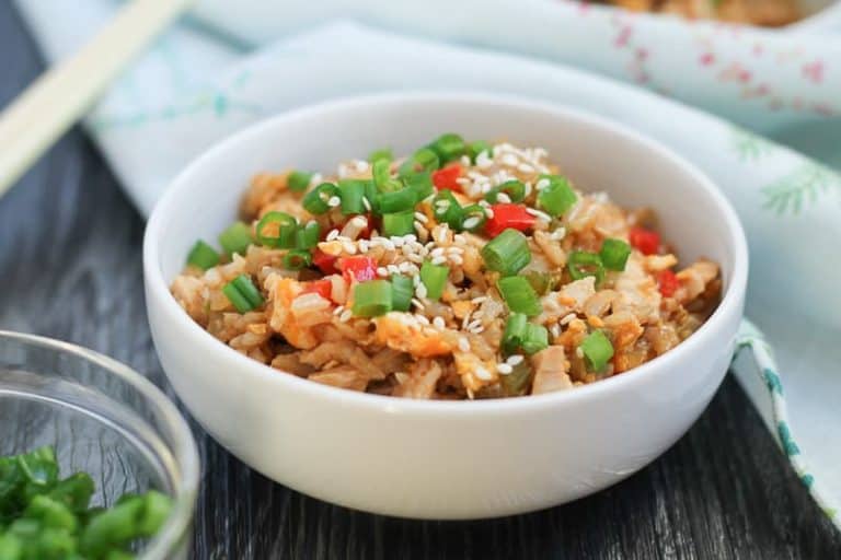 Chicken Fried Brown Rice - Gluten Free - The Honour System