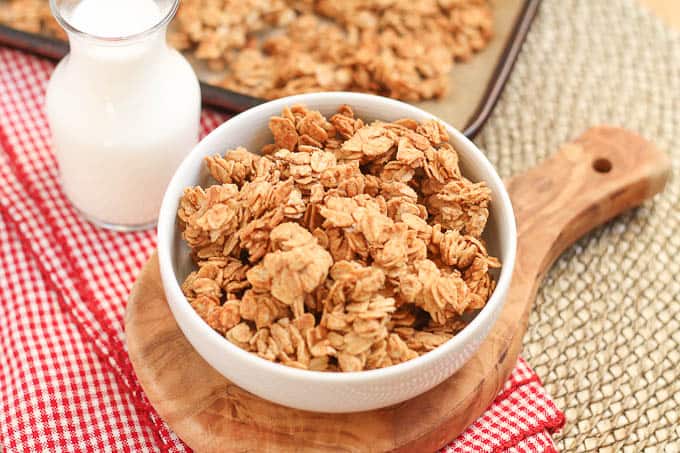 Easy and Healthy Five Ingredient Granola