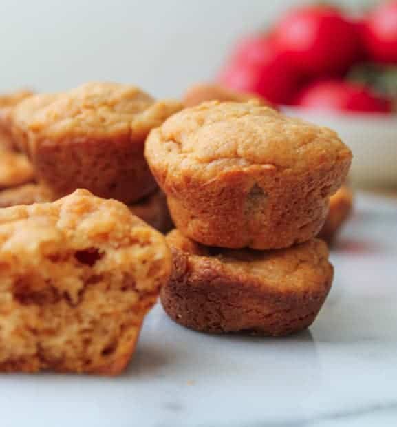 Mini Spelt Buns with Smoked Paprika & Cream Cheese