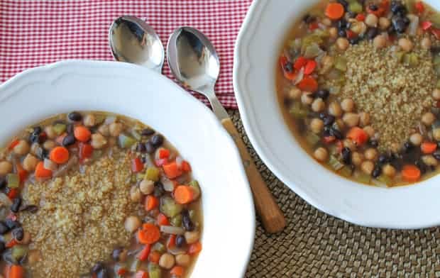 Vegetable Quinoa Soup – Vegan & Gluten Free