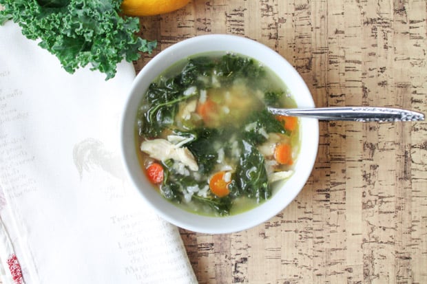 Lemon Chicken Vegetable Soup-5