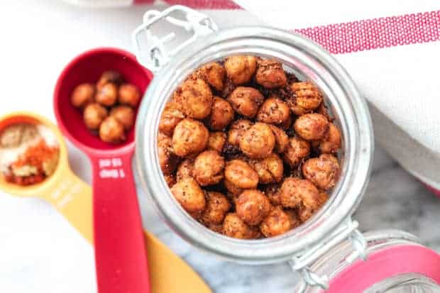 Spicy Roasted Chickpeas