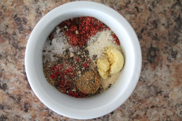 Seasonings in a bowl