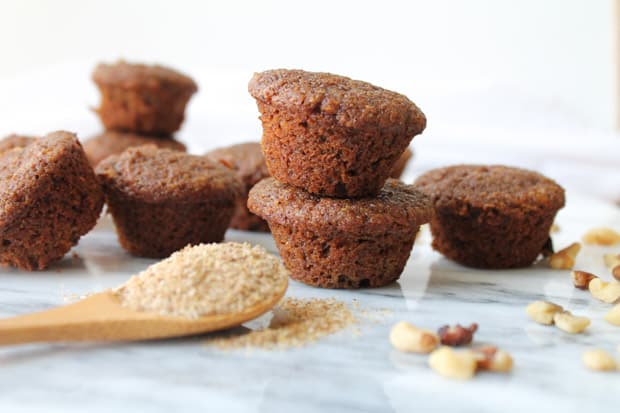 Carrot Walnut Muffins-6