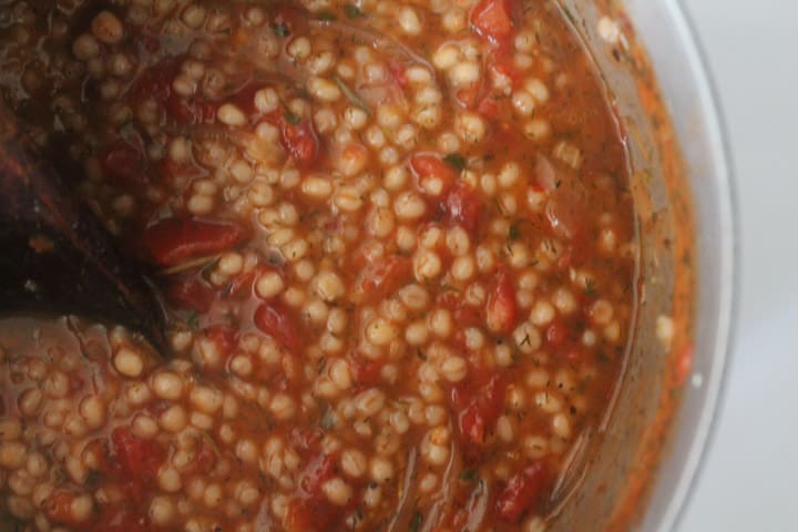 Tomato Dill Barley Risotto-5