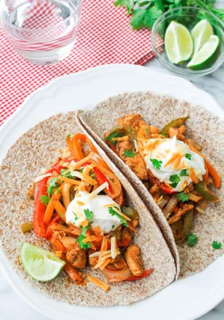 Baked Chicken Fajitas