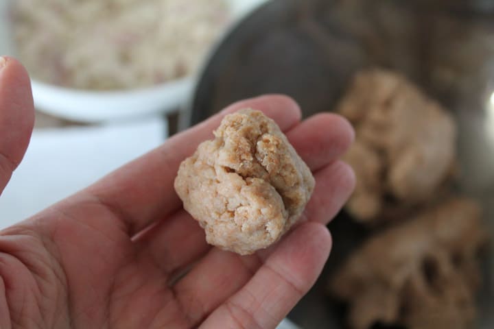 a ball of coxinha dough.