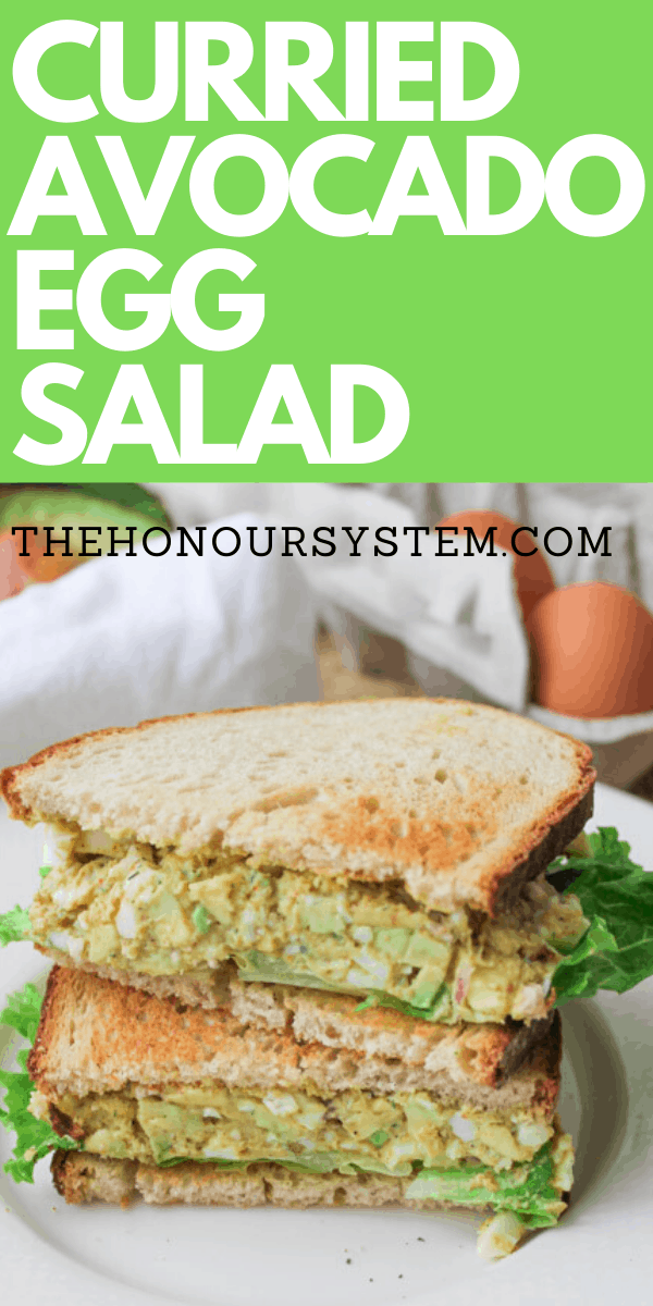 Curried Avocado Egg Salad - The Honour System Recipe
