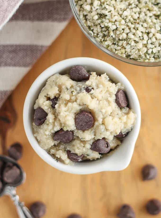 Hemp Seed Cookie Dough - Vegan + Gluten Free - The Honour System