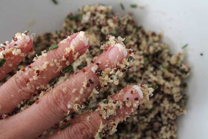 Parmesan-and-Chive-Quinoa-Fritters-