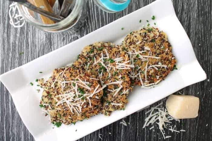 Quinoa Fritters with Parmesan and Chives – Gluten Free