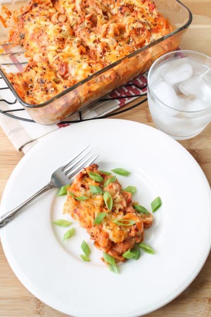 Baked Shells in Creamy Chipotle Tomato Sauce - Gluten Free