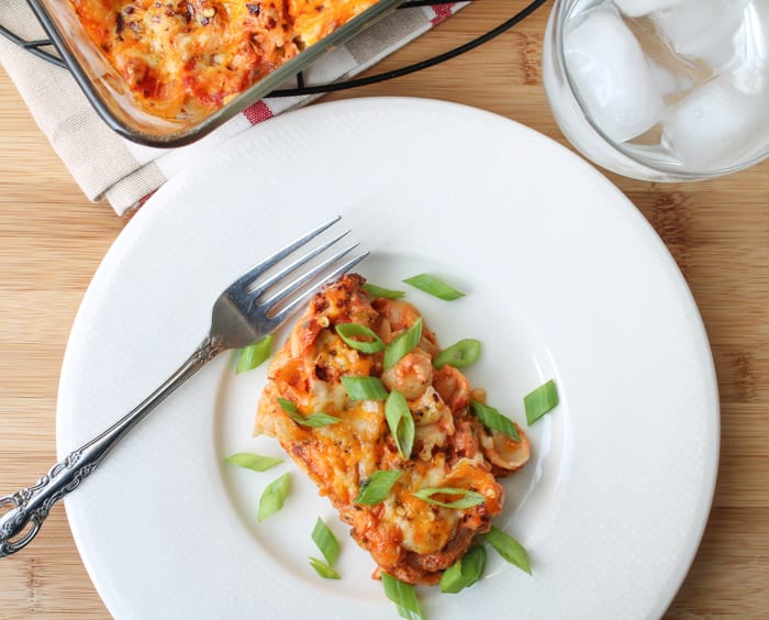 Baked Shells in Creamy Chipotle Tomato Sauce - Gluten Free