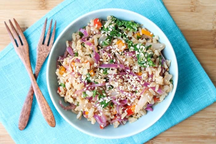 Toasted Sesame Vegetarian Stir Fry