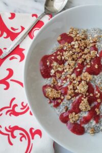 Chia Pudding with Granola - The Honour System