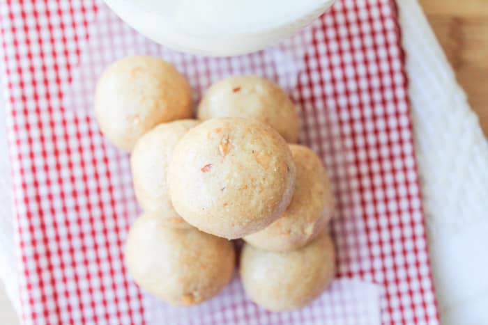 Milk & Cookie Dough Snack Bites - GF