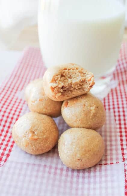 Milk & Cookie Dough Snack Bites - GF