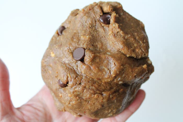 Chocolate Chip Cookie Dough Protein Balls - Gluten Free & Vegan-
