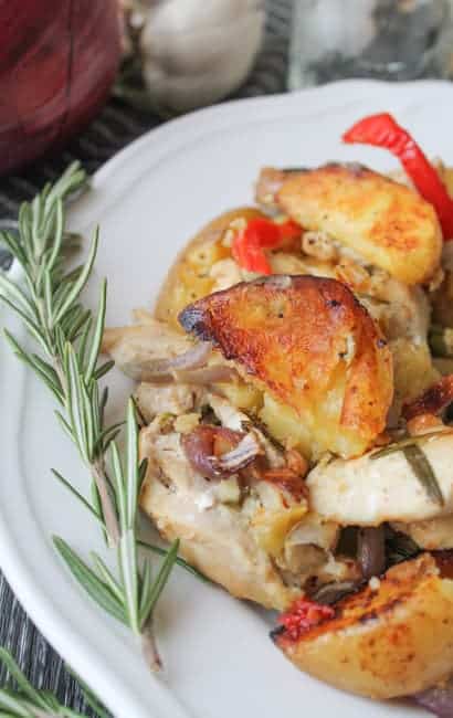 Roasted Rosemary Chicken & Potatoes – Gluten Free