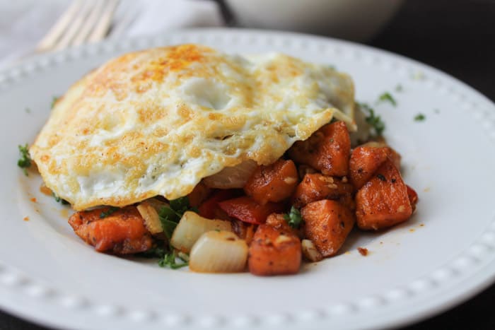 healthy meal on a white plate