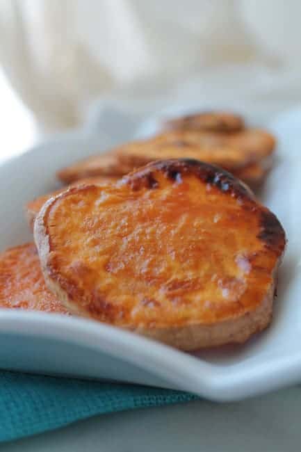 Spicy Maple Roasted Sweet Potatoes – Vegan & Gluten Free