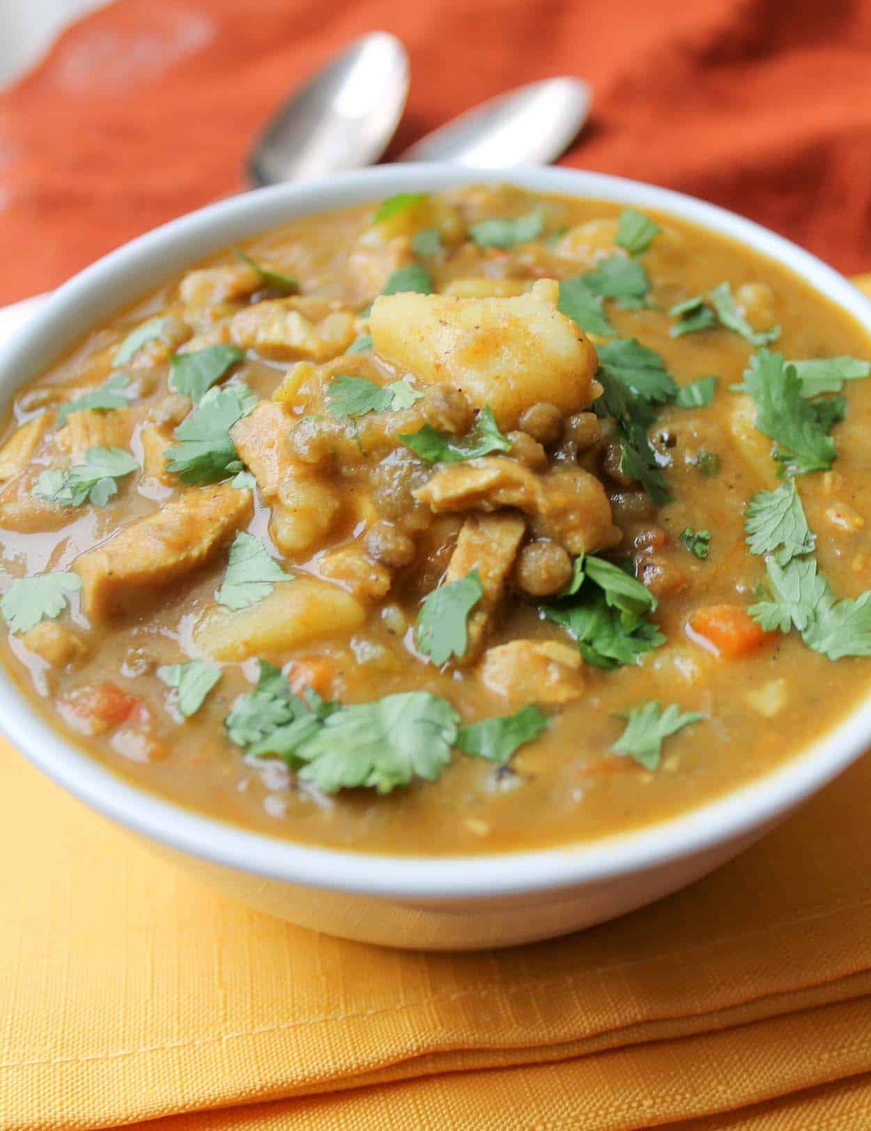 Curried Lentil & Potato Stew Recipe