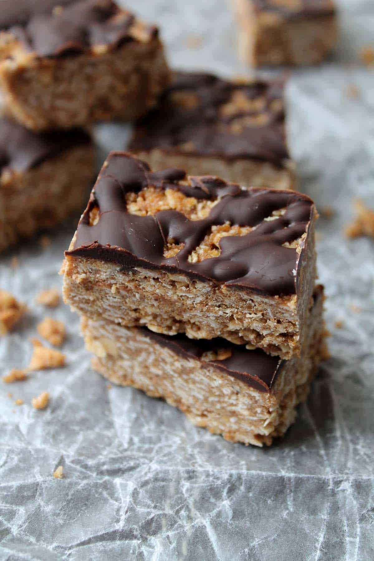 Healthy Butterfinger Bars Vegan + Gluten Free The Honour System