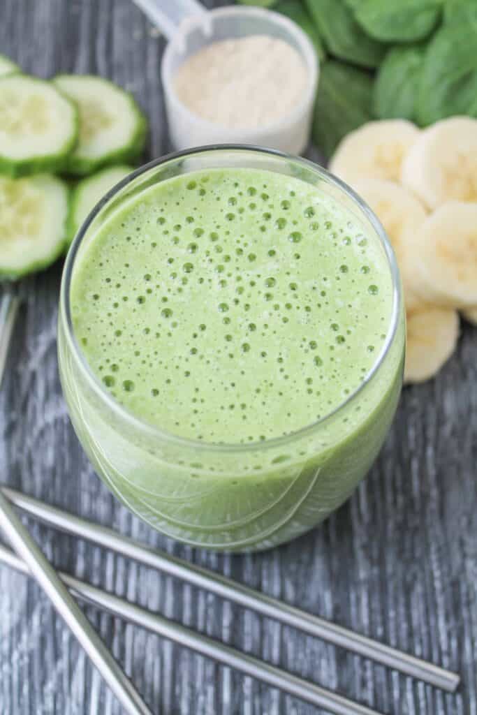 Healthy Shamrock Shake Vegan & Gluten Free