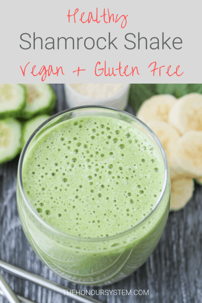 Healthy Shamrock Shake - Vegan & Gluten Free