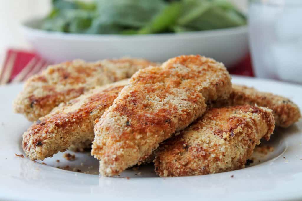 ALmond Breaded Chicken Fingers with 11 Herbs & Spices