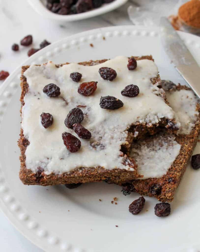 Cinnamon Raisin Flax Bread