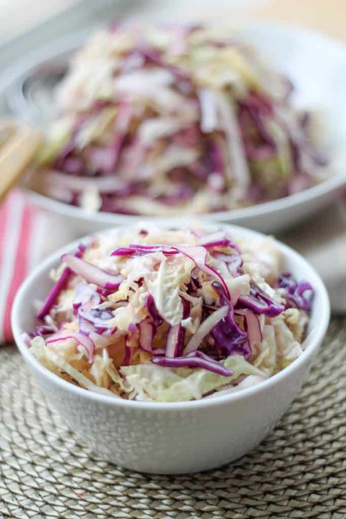 Tangy Vinaigrette Coleslaw