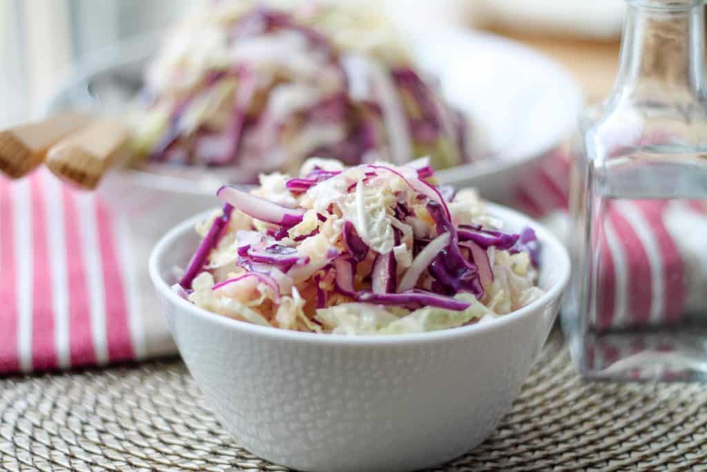 Tangy Vinaigrette Coleslaw