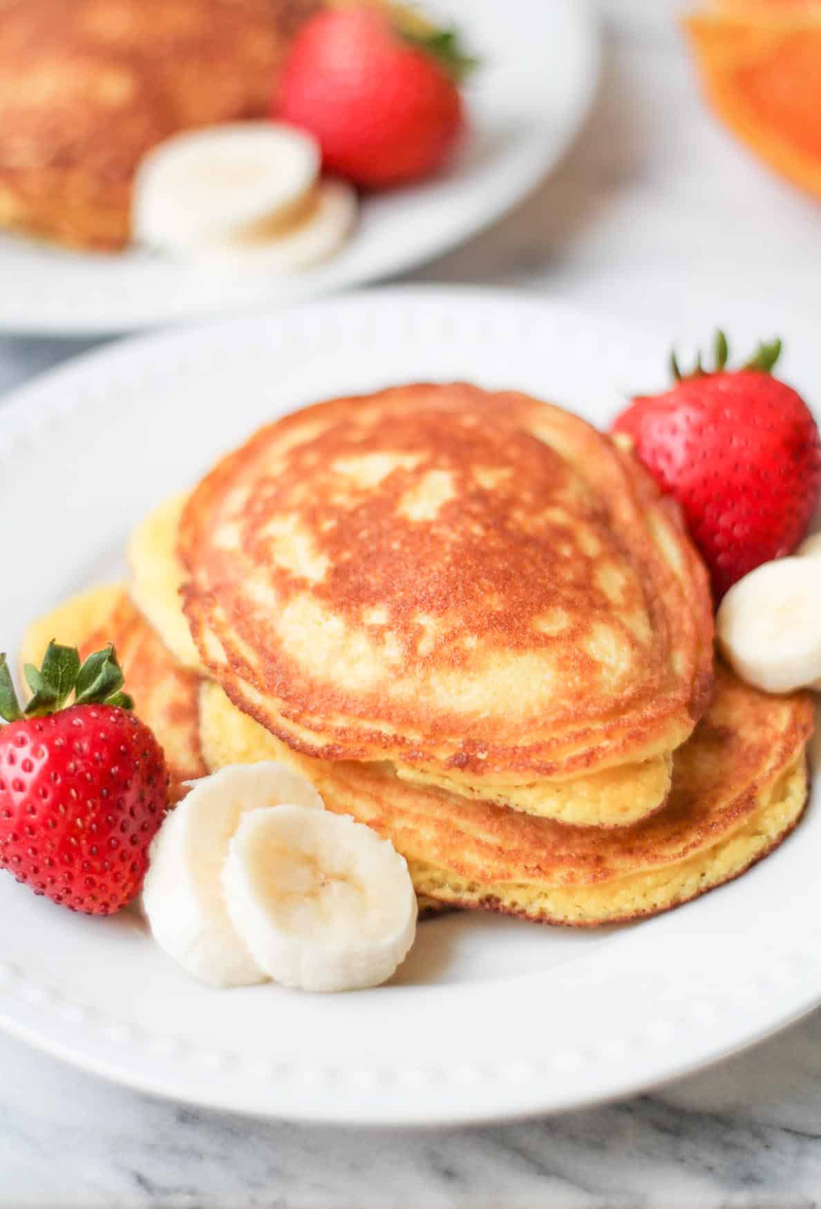Coconut Flour Pancakes - Gluten Free, Paleo