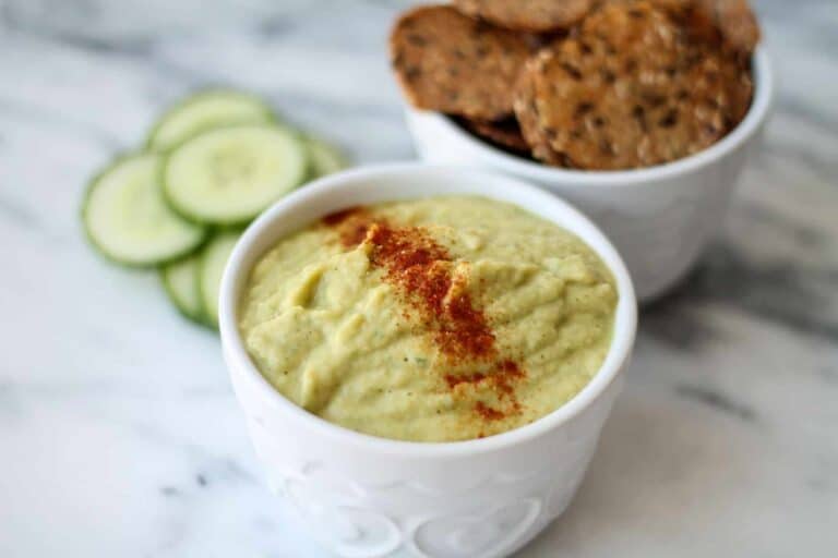 Cucumber & Dill Hummus – Vegan & Gluten Free