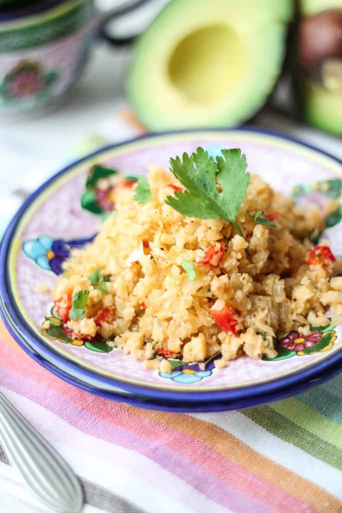 Mexican Cauliflower "Rice" 