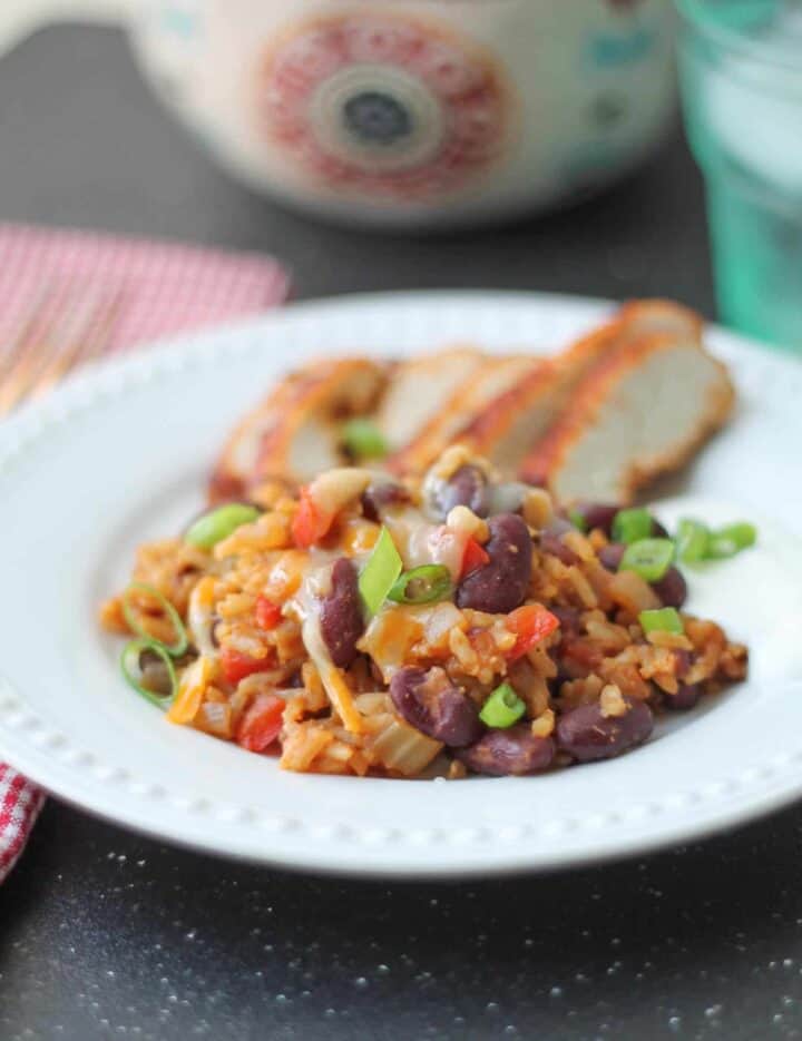 One Pot Mexican Brown Rice & Beans - Gluten Free