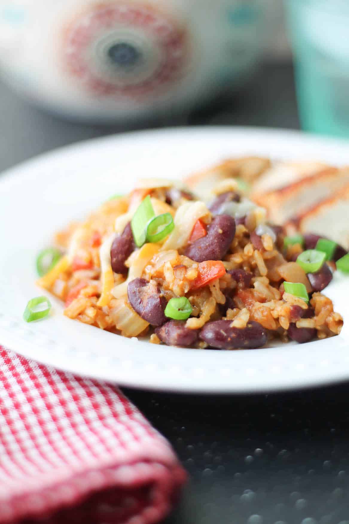 One Pot Mexican Brown Rice & Beans - Gluten Free