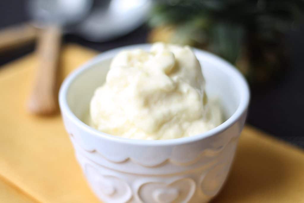 Frosty Treat in a white bowl