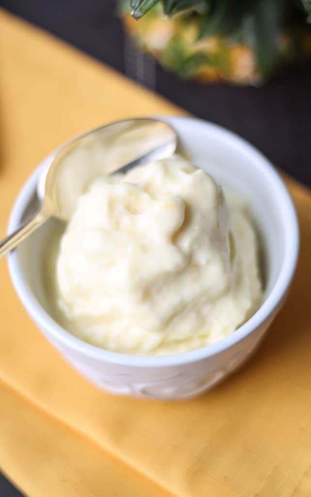 Frosty Treat in a white bowl