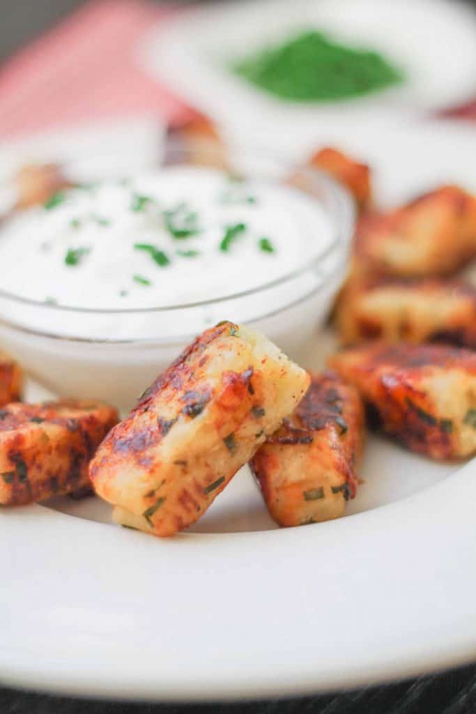 Homemade Cheddar & Chive Tater Tots