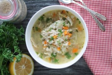 Lemon Chicken Vegetable Soup - The Honour System