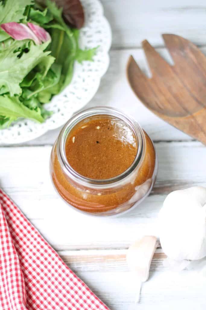 Easy Balsamic Vinaigrette Dressing - Vegan, Gluten Free